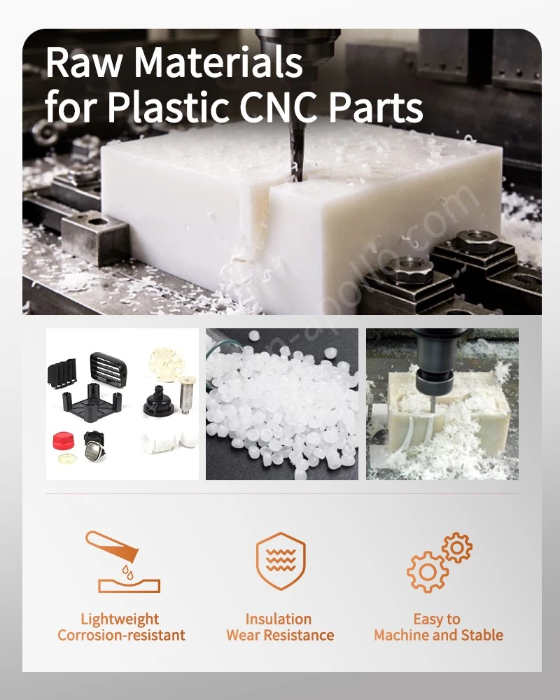 Raw materials for Plastic CNC Turning Raw materials for Plastic CNC Turning