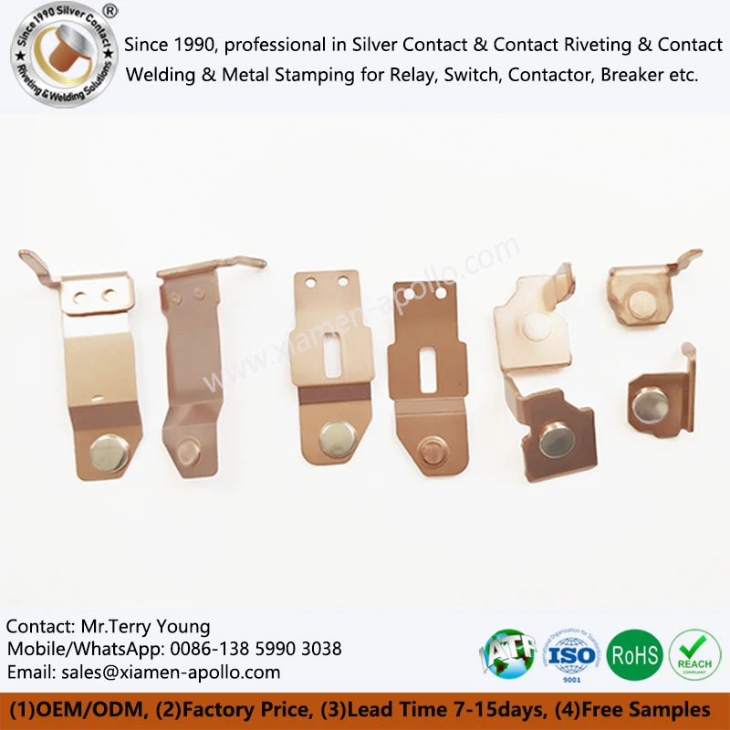 Silver Contacts For PV Power Relay Riveting Silver Contacts For PV Power Relay Riveting