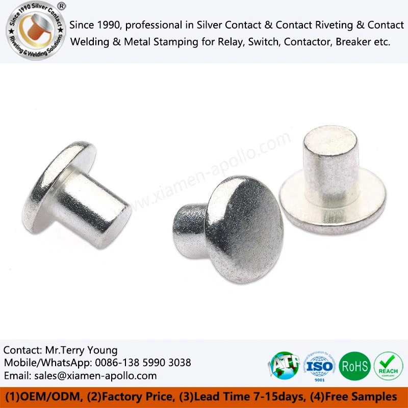 Silver nickel solid contact