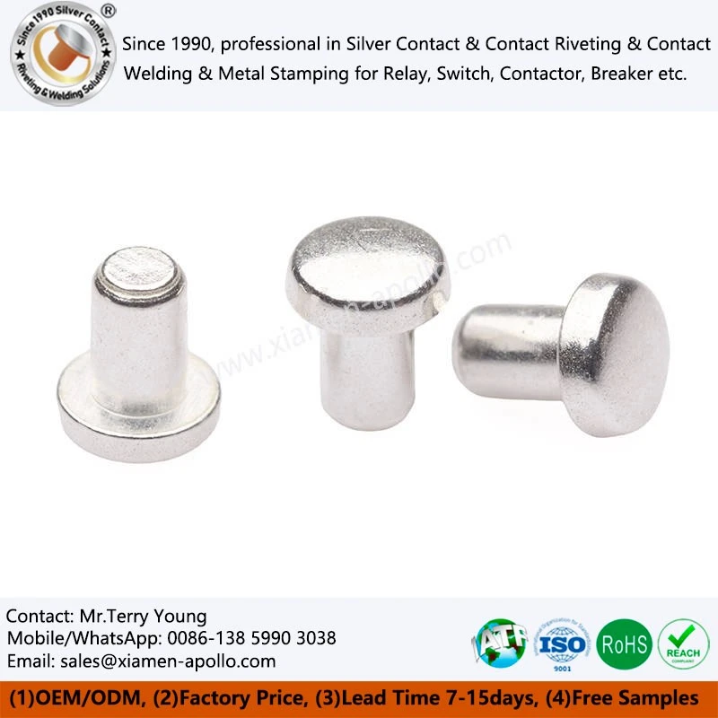 Silver zinc oxide solid contact