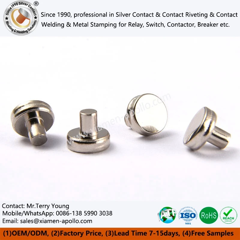 Tungsten Contact Point Rivet Tungsten Contact Point Rivet